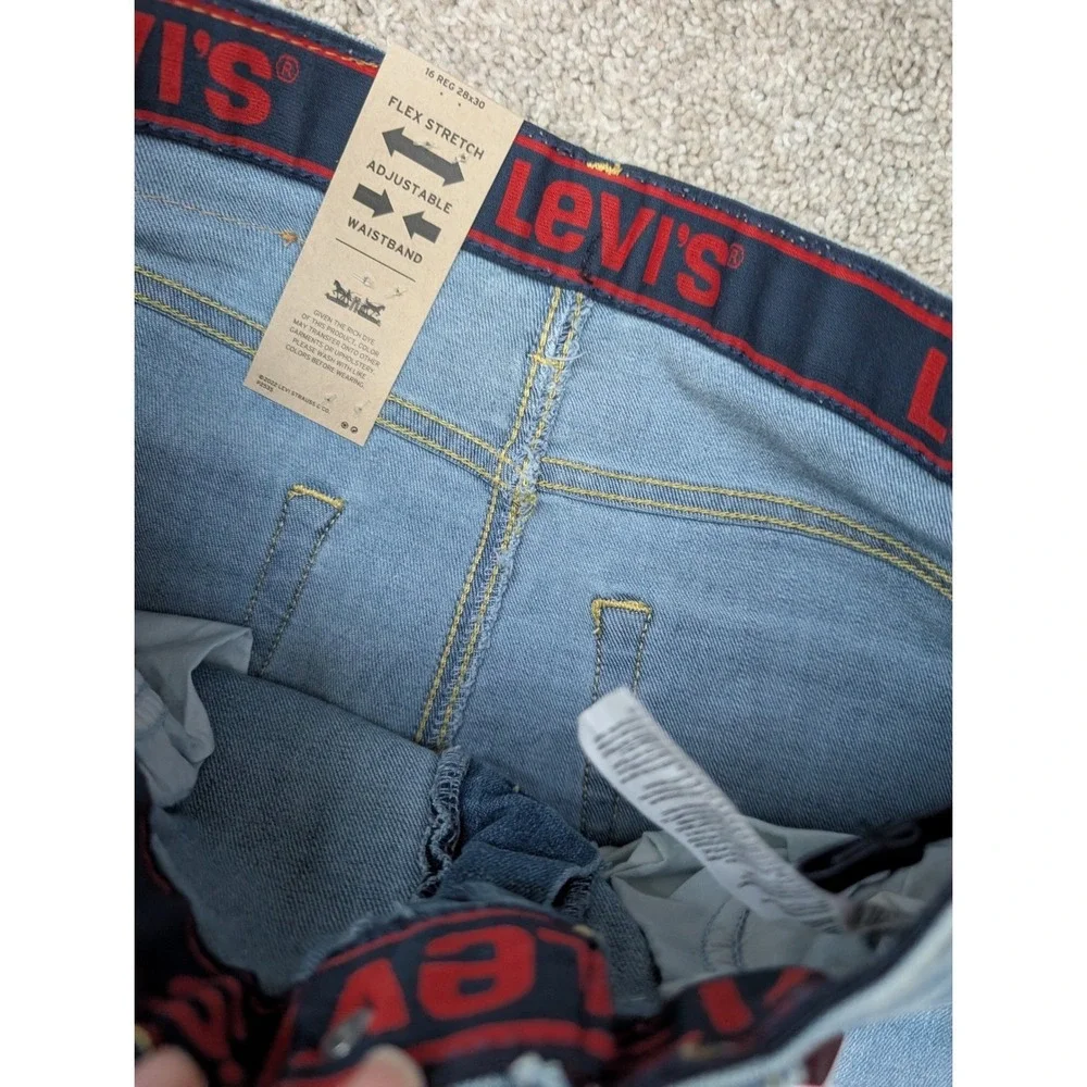 NWT Lot of 3 Levi's 514 Straight Performance Jeans Boys 16 Reg